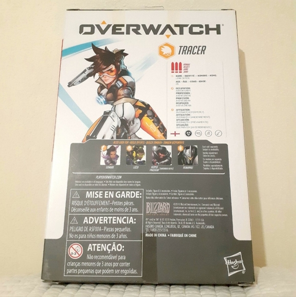 NEW Overwatch Bundle - Icons Backpack, Snapback Hat, & Tracer Figure - Picture 8 of 12